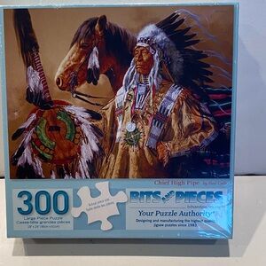NIB  Puzzle of Native American Chief
